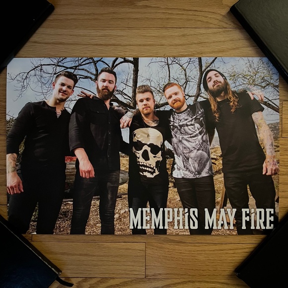 MEMPHIS MAY FIRE 11x17 Promo Poster Texas Metalcore - Picture 1 of 2